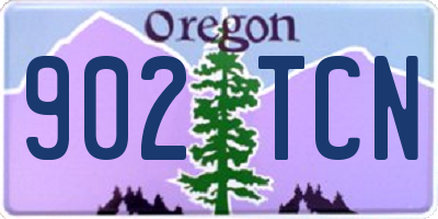 OR license plate 902TCN