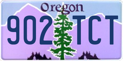 OR license plate 902TCT