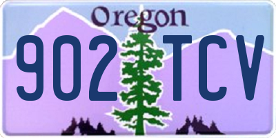 OR license plate 902TCV
