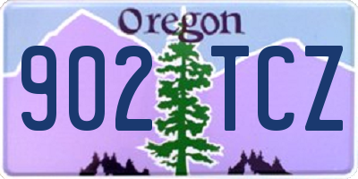 OR license plate 902TCZ