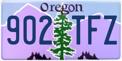 OR license plate 902TFZ