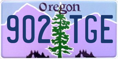 OR license plate 902TGE