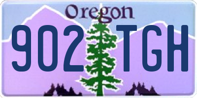 OR license plate 902TGH