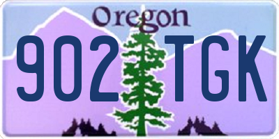 OR license plate 902TGK