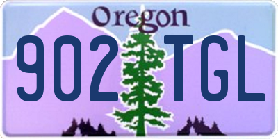 OR license plate 902TGL