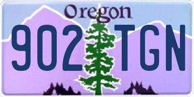OR license plate 902TGN