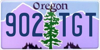 OR license plate 902TGT