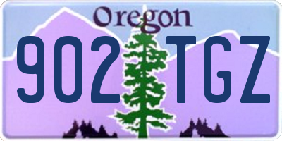 OR license plate 902TGZ
