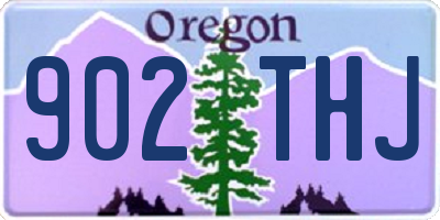 OR license plate 902THJ