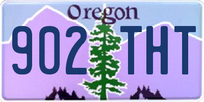 OR license plate 902THT