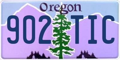OR license plate 902TIC