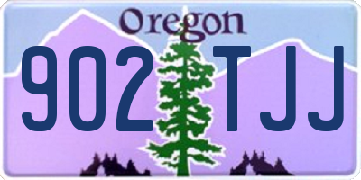 OR license plate 902TJJ