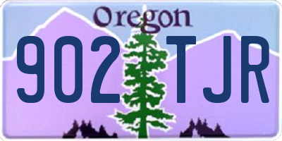 OR license plate 902TJR