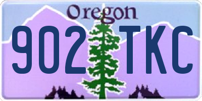 OR license plate 902TKC