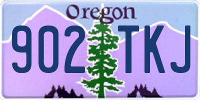 OR license plate 902TKJ