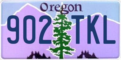 OR license plate 902TKL