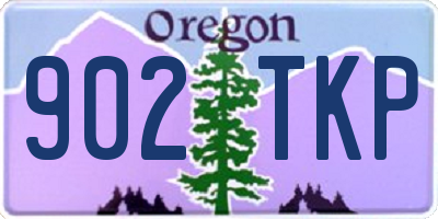 OR license plate 902TKP