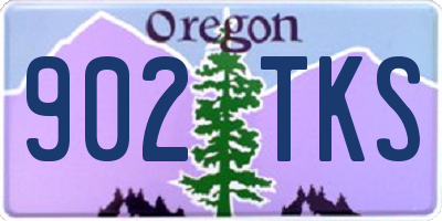 OR license plate 902TKS
