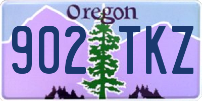 OR license plate 902TKZ