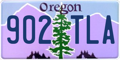 OR license plate 902TLA