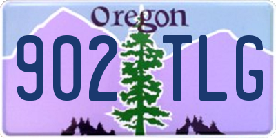 OR license plate 902TLG