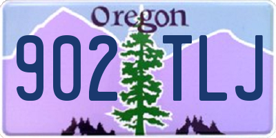 OR license plate 902TLJ