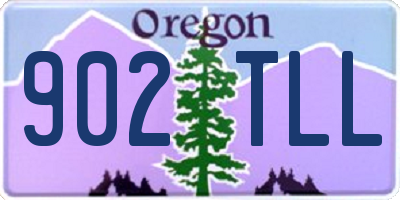 OR license plate 902TLL