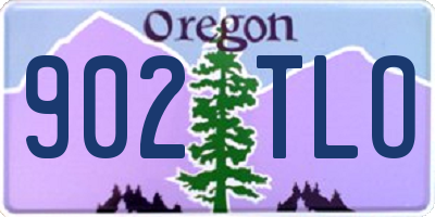 OR license plate 902TLO