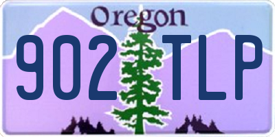 OR license plate 902TLP