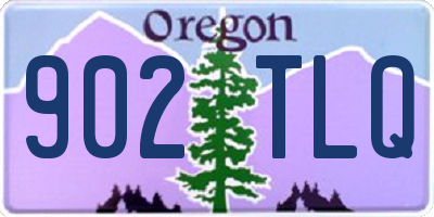 OR license plate 902TLQ