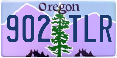 OR license plate 902TLR