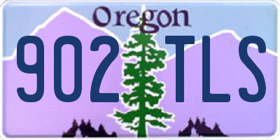 OR license plate 902TLS