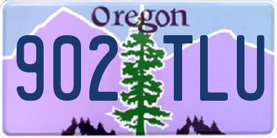 OR license plate 902TLU