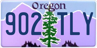 OR license plate 902TLY