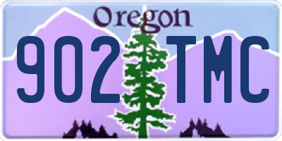 OR license plate 902TMC