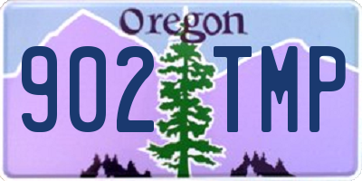 OR license plate 902TMP