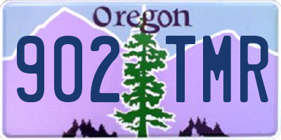 OR license plate 902TMR