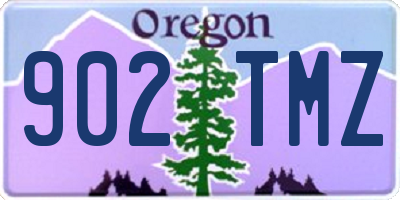 OR license plate 902TMZ