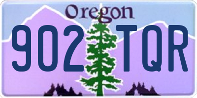 OR license plate 902TQR