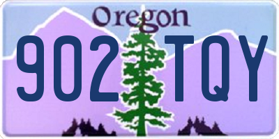 OR license plate 902TQY