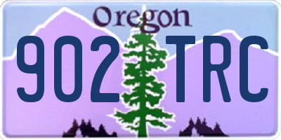 OR license plate 902TRC
