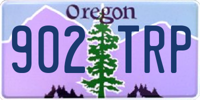 OR license plate 902TRP