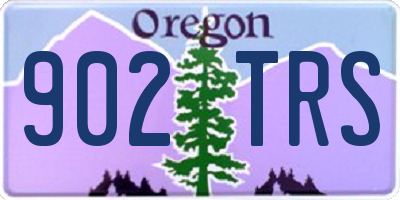 OR license plate 902TRS