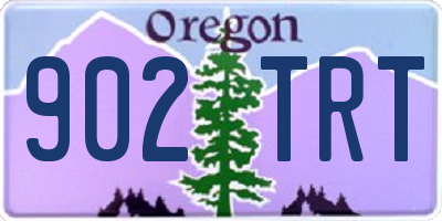 OR license plate 902TRT