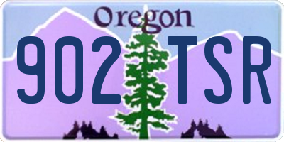 OR license plate 902TSR