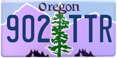 OR license plate 902TTR