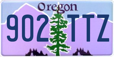 OR license plate 902TTZ