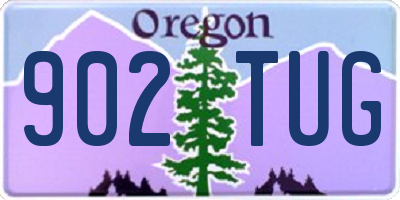 OR license plate 902TUG