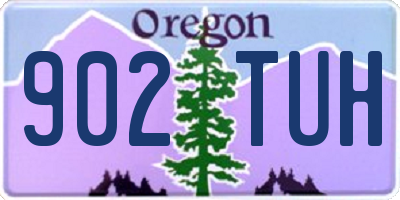 OR license plate 902TUH