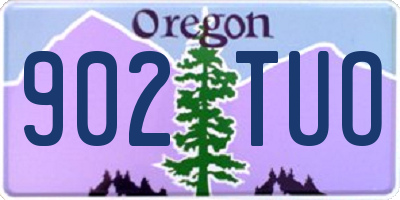 OR license plate 902TUO